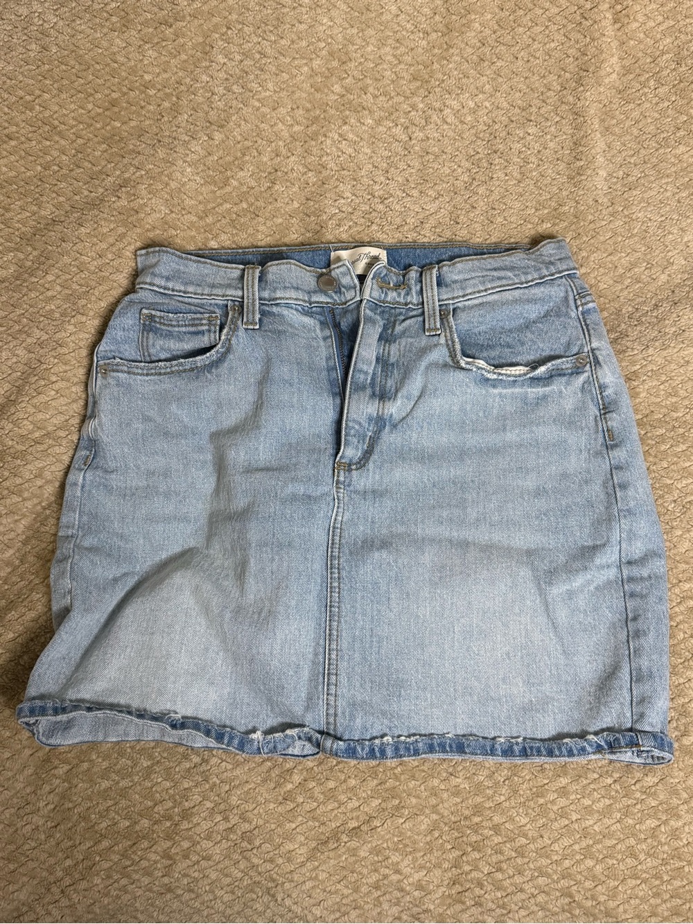 Universal Thread Light Blue Denim Mini Skirt
